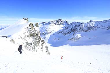 Blackcomb Bowl skiing