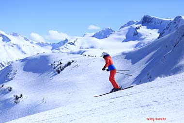 Whistler skier