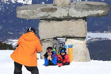 Whistler-Blackcomb tourist photo at Inukshuk