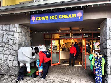 Whistler Village ice cream