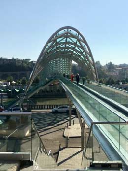 Republic of Georgia Tbilisi Bridge of Peace