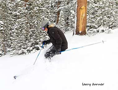 June Mountain fresh powder snow