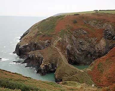 Witches' Cauldron on Wales' Pemrokeshire Coast