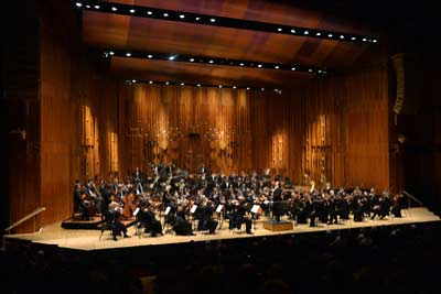 London Barbican Hall interior