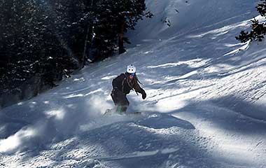 Skiing Taos