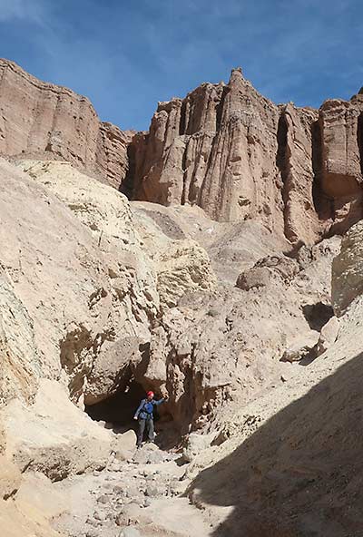 Death Valley National Park side trail to Red Cathedral