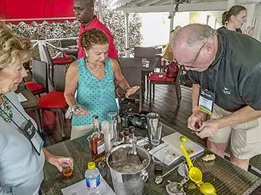 Barbados rum competition at Mount Gay Distillery