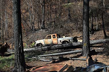 Destructive western fires