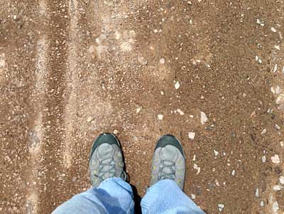 Mozambique Maputo Hathaway feet on pier