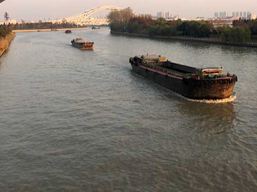 Crossing the Grand Canal at Suzhou