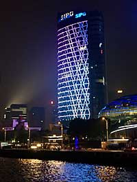 Night skyline of Pudong