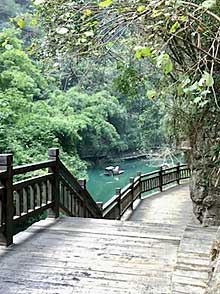 Tu Chan village in the Three Gorges Tribe