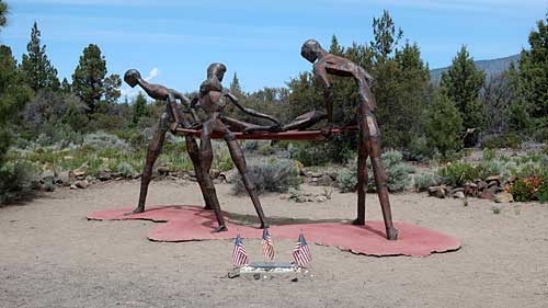 Oregon Living Memorial Sculpture Garden "Nurse"