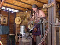 Renaissance faire blacksmith