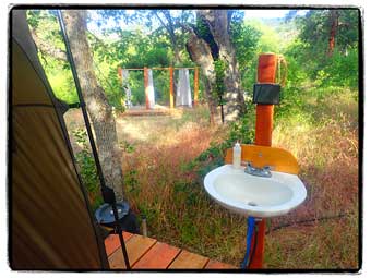 Washstand on the Upper Klamath River