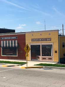 Another of the Wright Brothers’ bicycle shops is just around the corner.