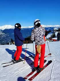 Whistler skiing