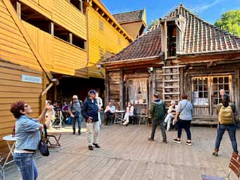 Bryggen, the Old Town of Bergen, Norway