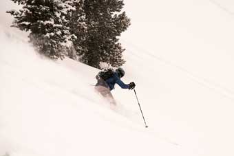 Darwin Ranch, Wyoming, ski touring