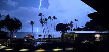 Lightnigh over Napili Bay