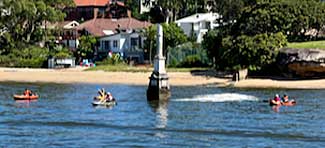 Kayakers on the Parramata River, Australia