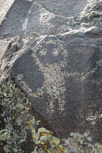 Hart Mountain National Antelope Refuge, Oregon, petroglyph