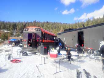 Warner Canyon skiing