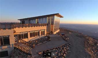 Pikes Peak Railway summit visitor center