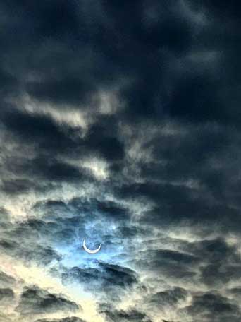 2023 Annualar eclipse seen from Lake County, Oregon