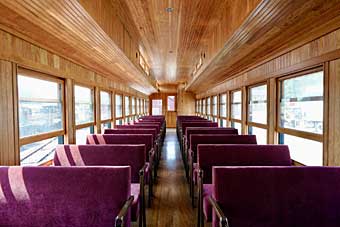 East Broad Top Railway interior