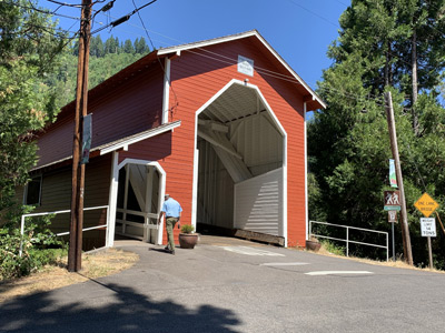 McKenzie River, Oregon, The Office covered bridge near Westfir