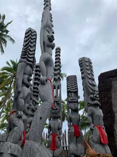 Sights at Pu’uhonua o Honaunau National Historic Park,