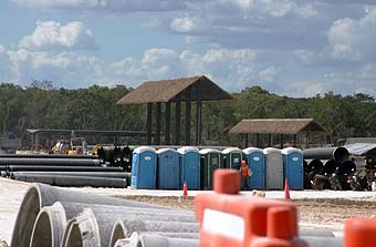 Yucatan Hwy 186 construction